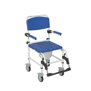 Aluminum Rehab Shower Commode Chair
