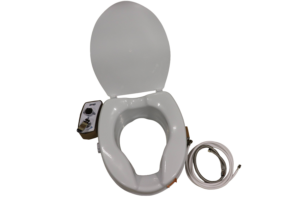 Raised Toilet Seat with Bidet