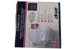 Raised Toilet Seat with Bidet