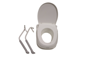 Raised Toilet Seat – AT 900 with armrest